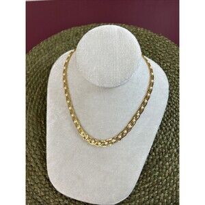 Creative Industries Avon Braided Gold Tone And Faux Pearl Necklace